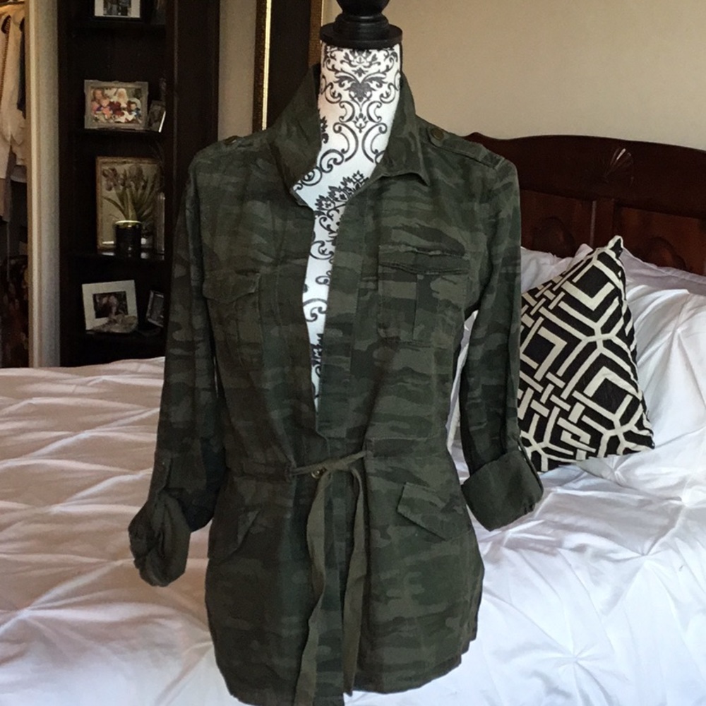 Sanctuary Camo Utility Jacket